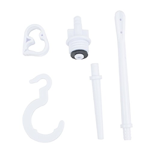 tinsay Enema Bag Kit Hot Water Bottle Cleansing Kit Enema Anal kit Bag Rubber for Colon Cleansing with Silicone Hose 2000ML/0.43bal