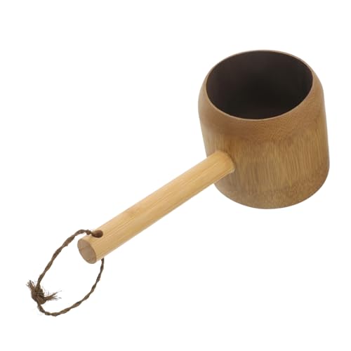 LABRIMP Pala De Agua De Natural Para Enjuagar El Cabello Cubo De Ducha Para Uso Baño Lavabo y Cuidado Personal