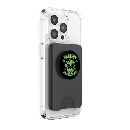 National Park Protect our National Parks enthusiaste en plein air PopSockets PopWallet pour MagSafe – vue 4