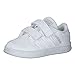 adidas BREAKNET I, Scarpe da Ginnastica, Ftwr White/Ftwr White/Ftwr White, 26 EU