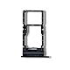 jbTec Dual SIM-Tray/SD-Card kompatibel mit Samsung Galaxy A34 5G - Kartenhalter Slot Schlitten Rahmen, Farbe:Schwarz (Awesome Graphite)