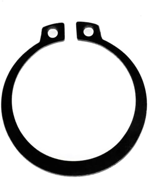 225PCS Circlip Set Retaining E-Type Circlip Lock Snap Retaining Ring Assortment Set Holes Shaft Collar Washer - (Color: black)