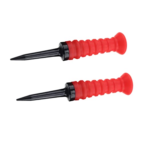 GAFOKI 2 peças de camisetas de borracha para golfe e equipamento vermelho, ferramenta profissional p