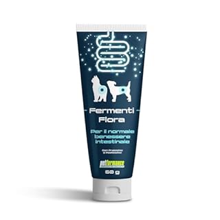 PETFORMANCE Fermentiflora in Pasta – Prebiotico e Postbiotico per Cani e Gatti - Fermenti Lattici con Funzione Digestiva per la Flora Intestinale - 50g