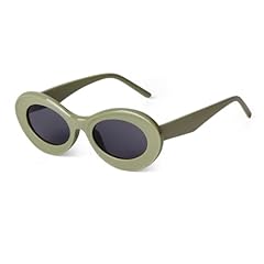 Green Frame Gray Lenses