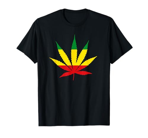 Hoja de hierba rasta Camiseta