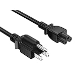 CableLeader(ケーブルリーダー) 3フィート 18AWG 3プロング ミッキーマウス ノートブック AC電源コード 10A 125V 18AWG IEC320 C5 - NEMA 5-15P