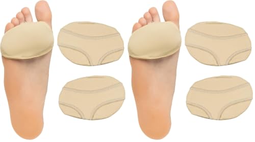 Image of ZenToes Ball of Foot Pads Metatarsal Cushions for Metatarsalgia, Arthritis and Sesamoid Pain Relief 1 Pair (Large, Women 8-10, Men 9-11) (Pack of 2)