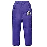 sehr bequem Daunenhose OMSLIFE Neu Jungen Mädchen Daunenhose Winterhose Kinderhose Schneehose Verdickte Schneehosen (hellblau, Höhe110CM-120CM（Etikett 120）)