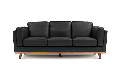 Valencia Artisan Full Leather Sofa 88” | Pure Full Italian Nappa ...
