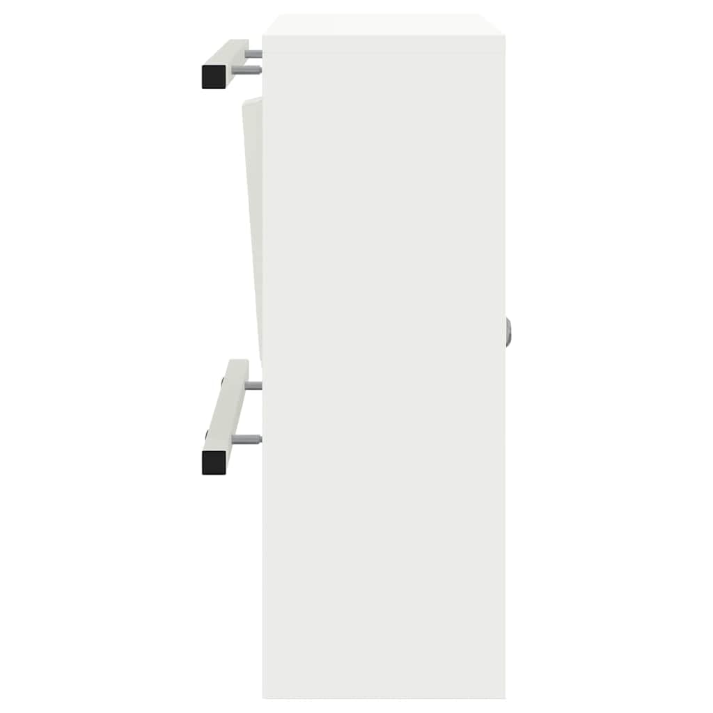 Moderno buzón de acero para exteriores con puerta y práctico almacenamiento