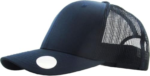Image of Classic 6 Panel Cotton Twill Mesh Trucker Cap Hat Adjustable Snapback Hat