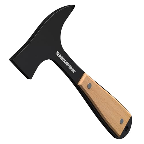 ARCCAPTAIN Welding Chipping Hammer with Wooden Handle 14 oz Slag Hammer with Alloy Steel Dual-Head Design for Easy Slag Oxide Removal