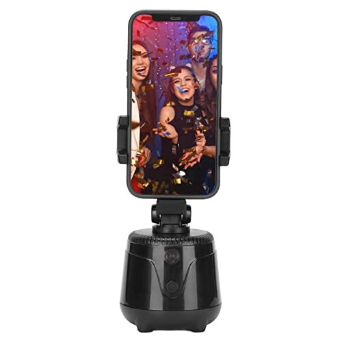 360 Seguimiento Soporte para teléfono Sensor de Movimiento Trípode Seguimiento Facial 360 Grados Rotación AI Composición 360 Selfie Stand Teléfono Celular Trípodes para Selfie