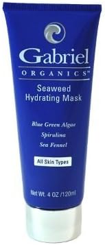 Gabriel ORGANICS Hydrating Mask, 4oz.Natural, Paraben Free, Vegan, Cruelty-free, Non GMO, Blend of blue green algae, amino acids, plant extracts blended to provide hydration and resiliency.