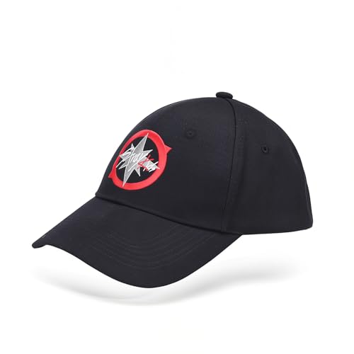 Gorra ajustable color negro unisex cómodo y estilizado miniatura 2