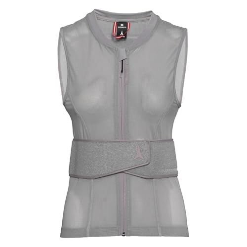 ATOMIC Live Shield AMID Lite Vest W I Damen-Protektorenweste mit AMID-Technologie für maximalen Schutz I Ergonomischer Rückenprotektor aus atmungsaktivem Mesh I Ski-Schutzweste mit Taillengurt