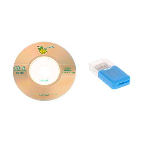 F Fityle 1 Pieza de Convertidor para Lector de Tarjetas de Memoria TF / + CD de 1 Pieza