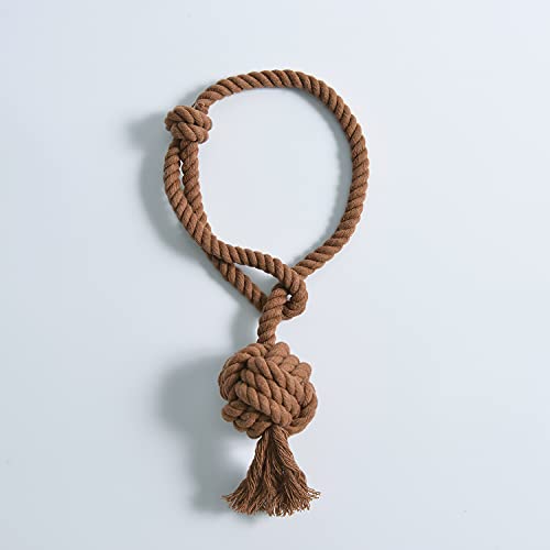 JQWUPUP Hand Knitting Curtain Tiebacks Rope for Draperies - Decorative Rustic Holdbacks, Rope Holdbacks Holders for Sheer Curtain and Outdoor Curtain(Set of 4, Coffee) by JQWUPUP - Image 5