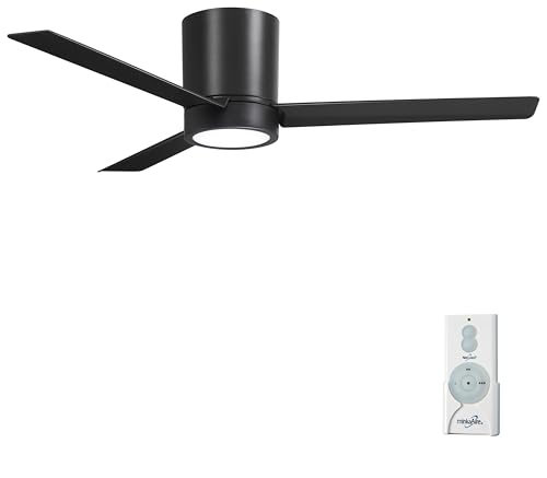 MINKA-AIRE F644L-CL Roto 52\" Hugger Fan with LED Lights and Remote Control, Coal