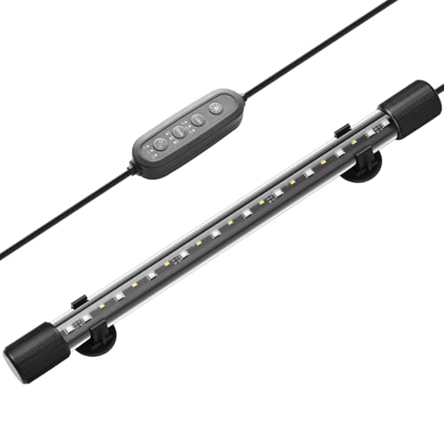 FEDOUR 38CM Aquarium Led Beleuchtung, 24/7-Modus Aquarium LED Licht mit Vollspektrum RGBW LEDs, IP68 Wasserdichte Fisch Tank Lampe mit Dimmen, Timer- und Farbverstellung FEDOUR 38CM Aquarium Led Beleuchtung, 24/7-Modus Aquarium LED Licht mit Vollspektrum RGBW LEDs, IP68 Wasserdichte Fisch Tank Lampe mit Dimmen, Timer- und Farbverstellung