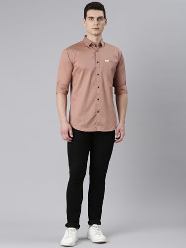 Image of Majestic Man Men Classic Slim Fit Pure Cotton Casual Shirt