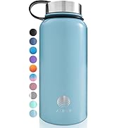 ALBOR Insulated Water Bottle with Straw - 32 oz Water Bottles - Triple Insulated Stainless Steel ...