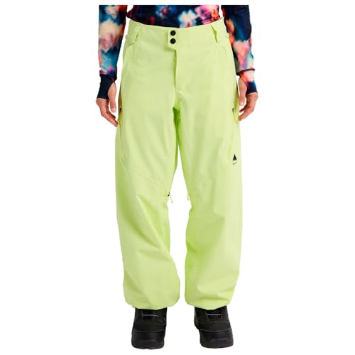 Pantalon de ski femme Burton Reserve 2L pantalon snowboard décontracté jaune fluo