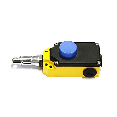 ATO Emergency Stop Rope Pull Switch, 1NO 1NC, 6A/380VAC, with Reset Button, Safety Switch for Power Tools, Apply to Belt Conveyor, Crane etc.