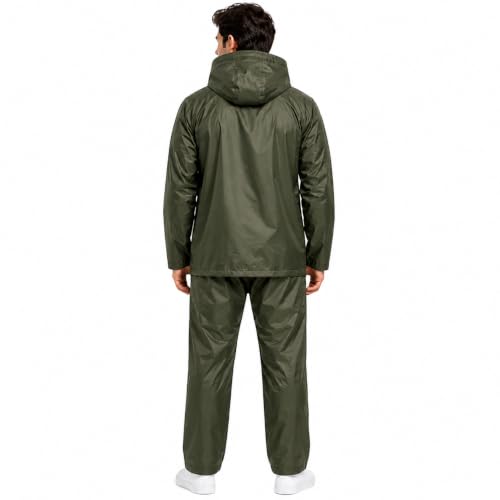 Image of Romano nx Men's 100% Waterproof Raincoat, Hooded, Reversible Double Layer, 3 Years Warranty