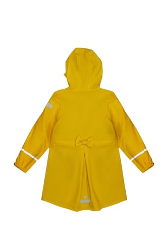 Girls Waterproof Raincoat with Bow Thinly Lined Parka Stylish Rain Hold for Outdoor Activities4