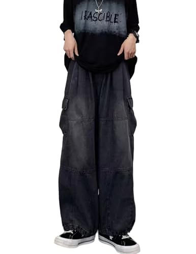 Y2k Baggy Jeans Cargo Jeans Trouser Hip Hop Streetwear Baggy Cargo Pants Skater Jeans