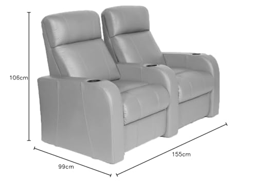 Image of Lofty Dreams Electric Recliner Sofa 2 Seater - Sleek Design, Plush Support, Durable Build, and 5-Year Warranty for Enhanced Comfort