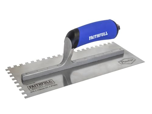 Faithfull PTNT11SS Truelle crantée Multicolore 275 x 115 mm