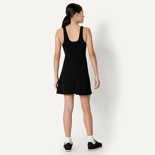 Image of Amazon Essentials Girls' Active FormFlex Buttery Soft Tank Tennis Dress with Built-in Bodysuit, Bra, & Shorts