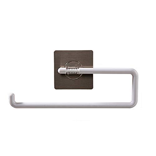 Porte Serviette Douche Barre Porte-Serviettes Mural Tablette Porte-Serviettes Étagère Serviette Support Serviette Bain Accroche Torchon Porte Serviette Punch Free Rouleau Papier ZHAOFENGE Cover