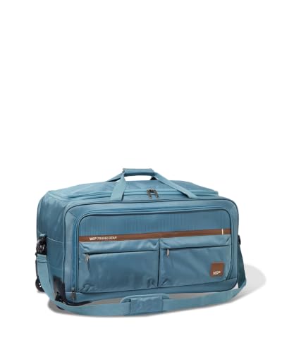 Image of VIP Grande Medium Size 2-Wheel Duffle Trolley Bag, Smoke Blue