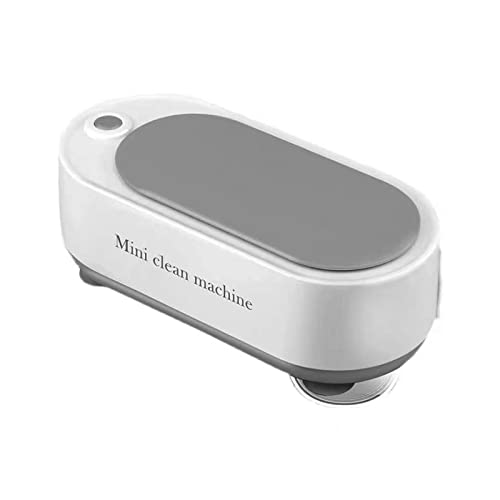 TXTC Kleiner Ultraschallreiniger Tragbarer Brillenreiniger Schmuckreinigungsmaschine,Retainer, Brillen,Uhren, Retainer, Brillen, Uhren Rundumreinigung (Color : White) Cover