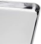 Baking Sheet Set of 4, Heavy Duty Stainless Steel Baking Pans Tray Cookie Sheet, Toaster Oven Tray Pans Half Sheet Pan for Baking, Non Toxic, Easy Clean and Dishwasher Safe