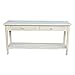 IC International Concepts Spencer Server Extended Length Console Table, Versatile Design for Dining Room, Hallway, or Entryway - Unfinished