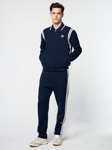 Sergio Tacchini Men's Palla Track Jacket- Maritime Blue2