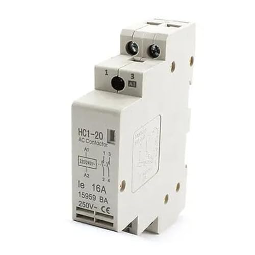 Bloc contacteur électrique bipolaire 16A HC1-20 pour sécuriser un tableau électrique