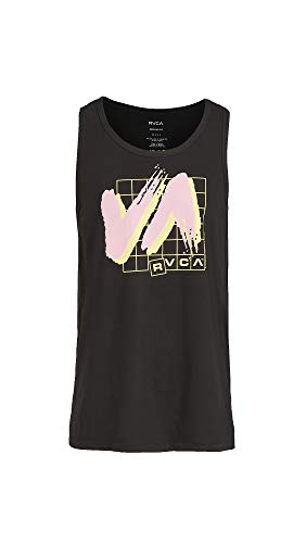 RVCA Men Jetframe Tank Top Black Large