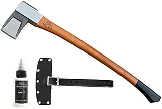 1844 Helko Werk Germany Vario 2000 Splitting Axe - German Made Midsize Splitting Axe for Splitting Wood and Splitting firewood - Head 4.5 lbs, Handle 30 in. (10059)