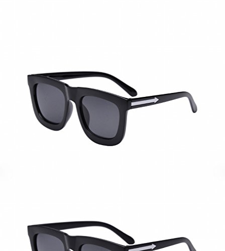 Lunettes de soleil flèches LY YL pour hommes et femmes avec verres réfléchissants style sauvage B