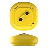 Live Bait Aerator, Automatic Pond Fountain Aerator Mini Aquarium Mini Air Pump for Small Fish Tanks, Betta & Aquatic Plants Outdoor Fishing (Yellow)