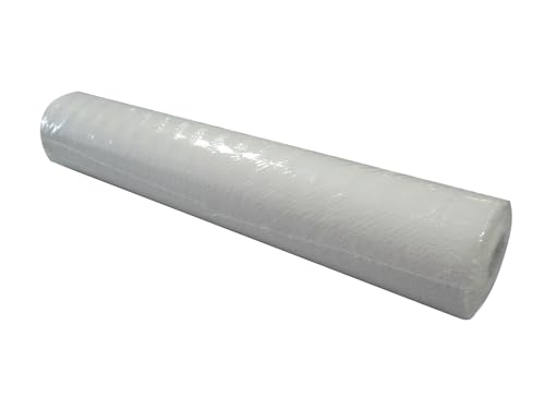 Gima Hygienepapierblatt für medizinische Betten, Reine Cellulose Schicht beschichtet mit Polyethylen, für medizinische/ästhetische Studien, weiß, Maße 50mx60cm, 125 Blatt à 40cm, 6 verpackte Rollen