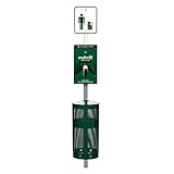 Mutt Mitt® Rustproof Commercial Grade Aluminum Dog Waste Station with 400 Dog Waste Bags & 25 Trash can Liners Included (Green - 2-Ply Bags)