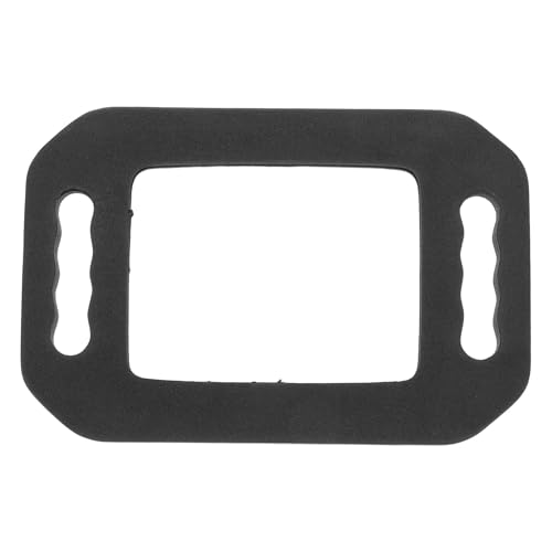 MAGICLULU Miroir de Coiffure Noir en Verre avec Mousse Antichoc, Miroir à Main Multifonction pour Usage Domestique et Salle de Bain, Installation Simple