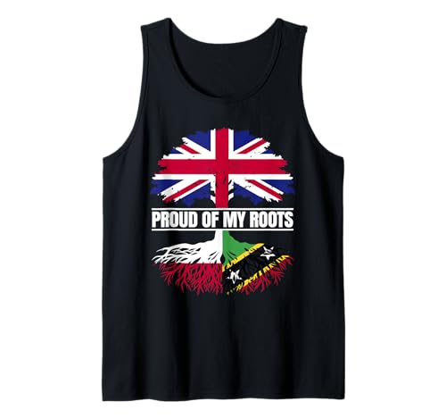 Poland St Kitts Mix Heritage Proud of Roots Polish Kittitian Tank Top